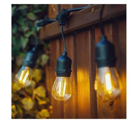 5m 10 Bulbs Plug-In LED Festoon String Light (2 Years Warranty).