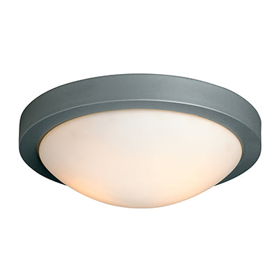 Radiant Lighting-Flat Ceiling Light Satin Chrome E27 2x60w- RC51SCW