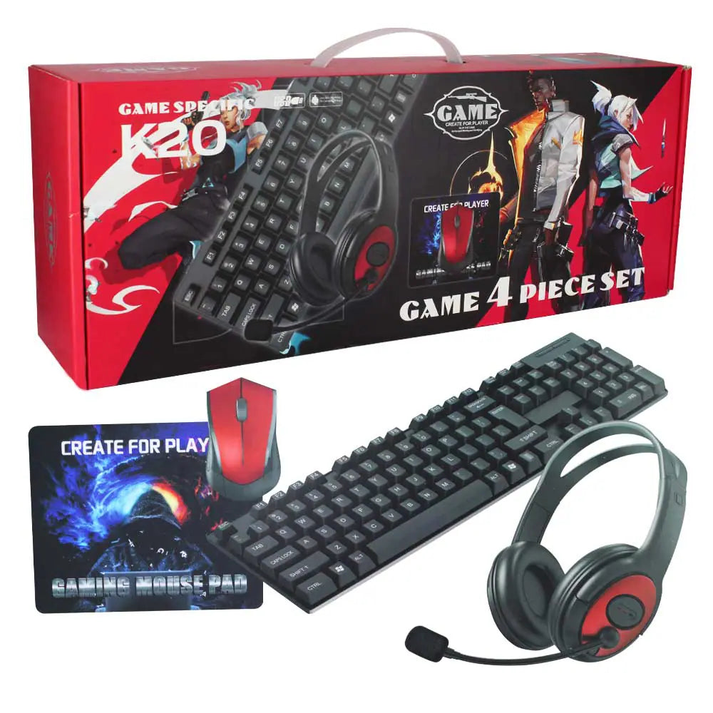 K20 4-in-1 Gaming Starter Kit. - Mr.Smart SA's Best Online Shopping Store