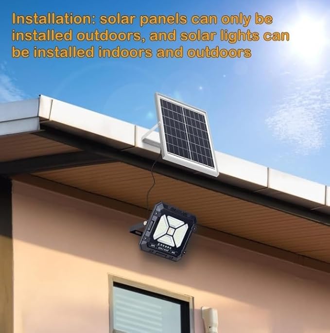GEORGINA 100W Remote Controlled Commercial Solar Flood light.