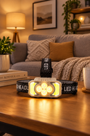 4 LED High quality rechargeable Head lamp.