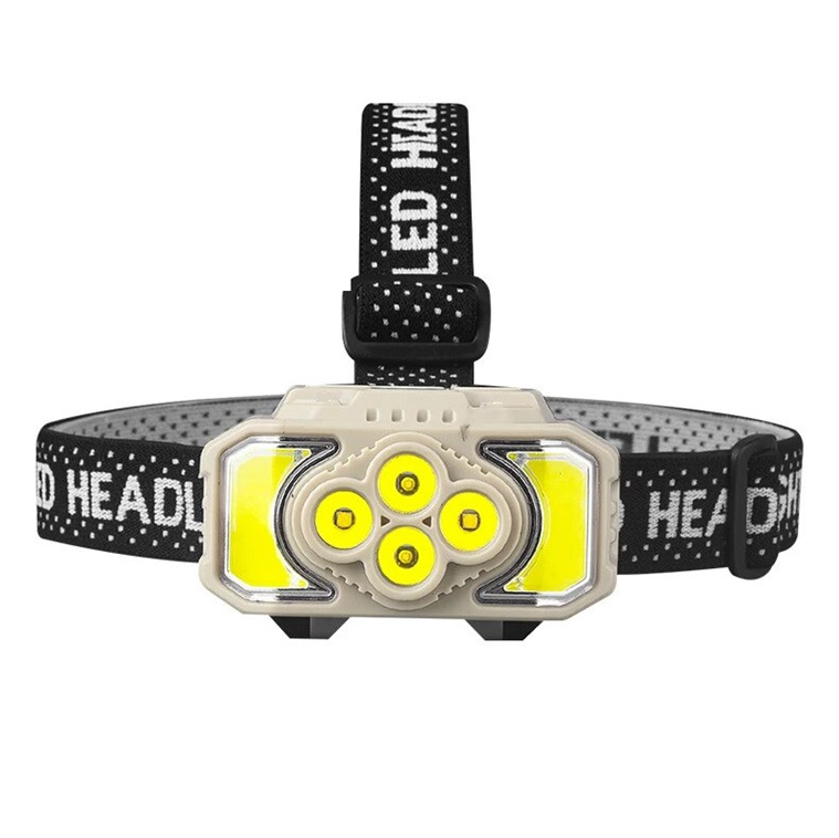 4 LED High quality rechargeable Head lamp.