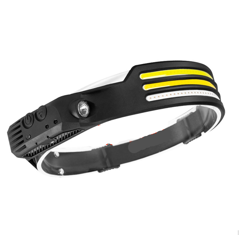 3 strip LED Multi-Function Rechargeable Head Lamp.