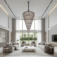 K-Light KLCH-6515/34-BL 230v 40W E14 GRANDIOSE Crystal Chandelier.