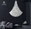 K-Light KLCH-6004/26 230V 40W E14 Mermaid Crystal Chandelier