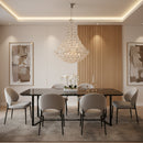 K-Light KLCH-6004/26 230V 40W E14 Mermaid Crystal Chandelier