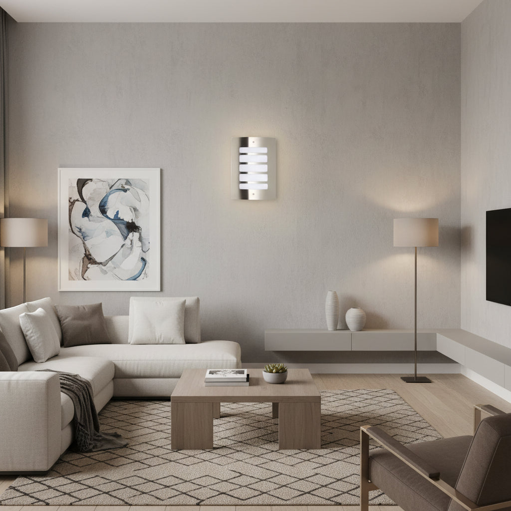 Stainless steel wall lamp 8416.