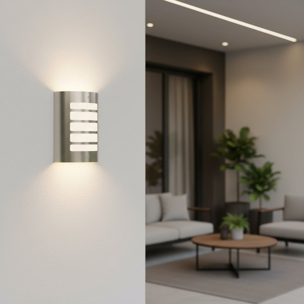 Stainless steel wall lamp 8416.