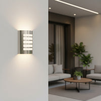 Stainless steel wall lamp 8416.
