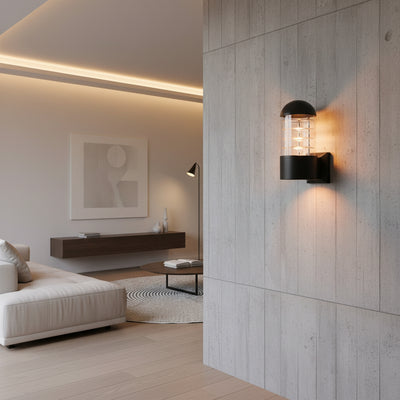 Outdoor Wall Lamp - 8902/1 BK.