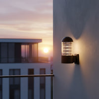 Outdoor Wall Lamp - 8902/1 BK.