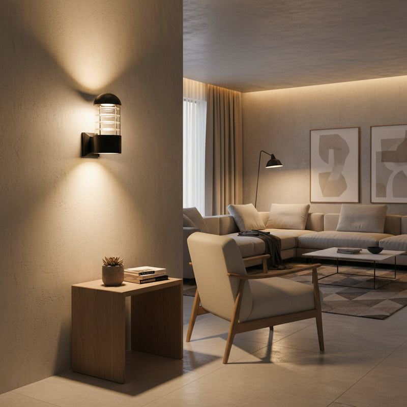 Outdoor Wall Lamp - 8902/1 BK.