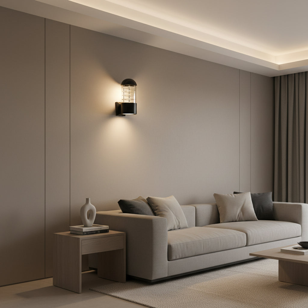 Outdoor Wall Lamp - 8902/1 BK.
