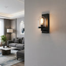 Modern Industrial Wall lamp with Oval glass DL6139BK.