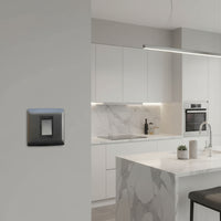 50A 2 Pole stove isolator - Black.