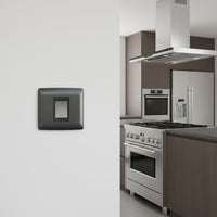 50A 2 Pole stove isolator - Black.