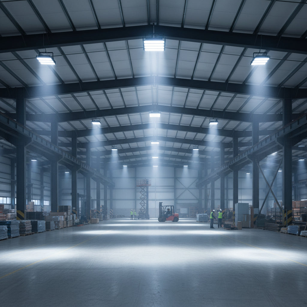 150W industrial LED flood light.