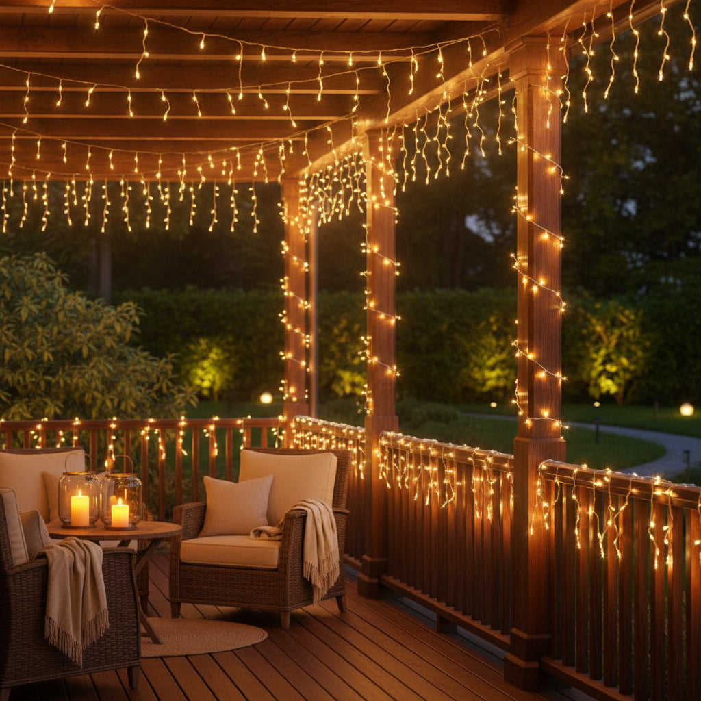 3M x 0.6M Curtain fairy lights ( icicle light).