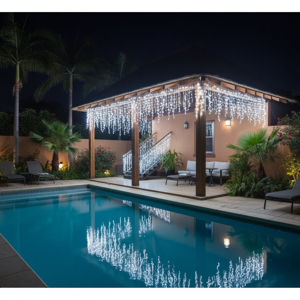 3M x 0.6M Curtain fairy lights ( icicle light).