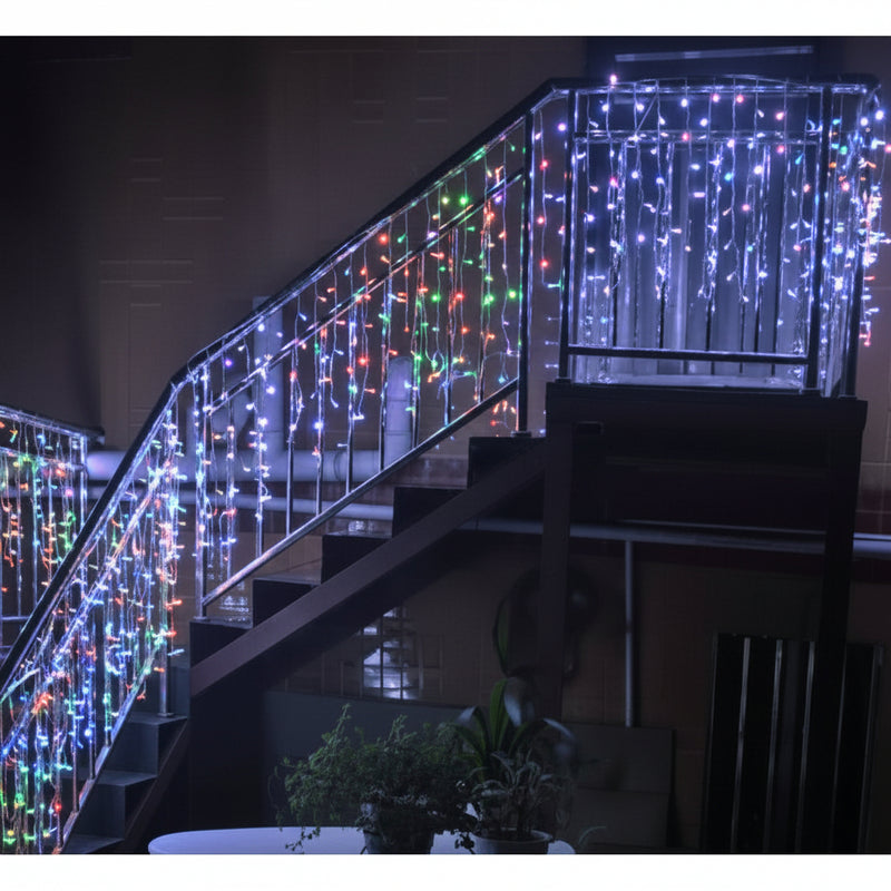 3M x 0.6M Curtain fairy lights ( icicle light).
