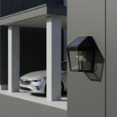 Eurolux Avony 1LT Solar Wall Light Black with PIR-O655