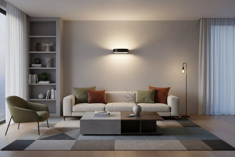 Eurolux Fele Adjustable Wall Light Black LED 13.5w-O658