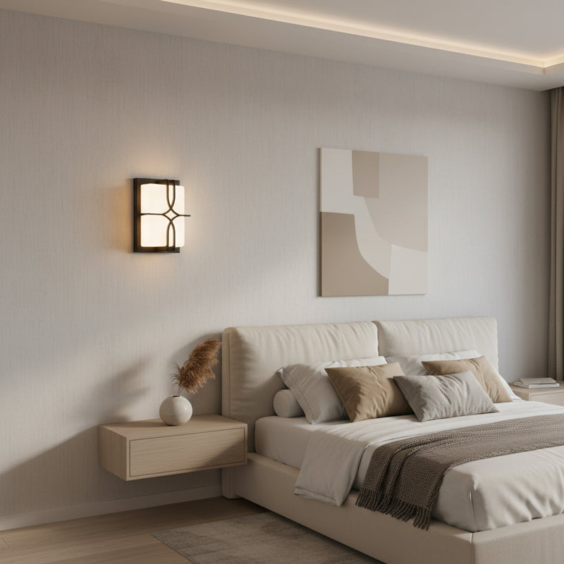 Eurolux Lone Deco Outdoor Wall Light Black LED 10w-O673