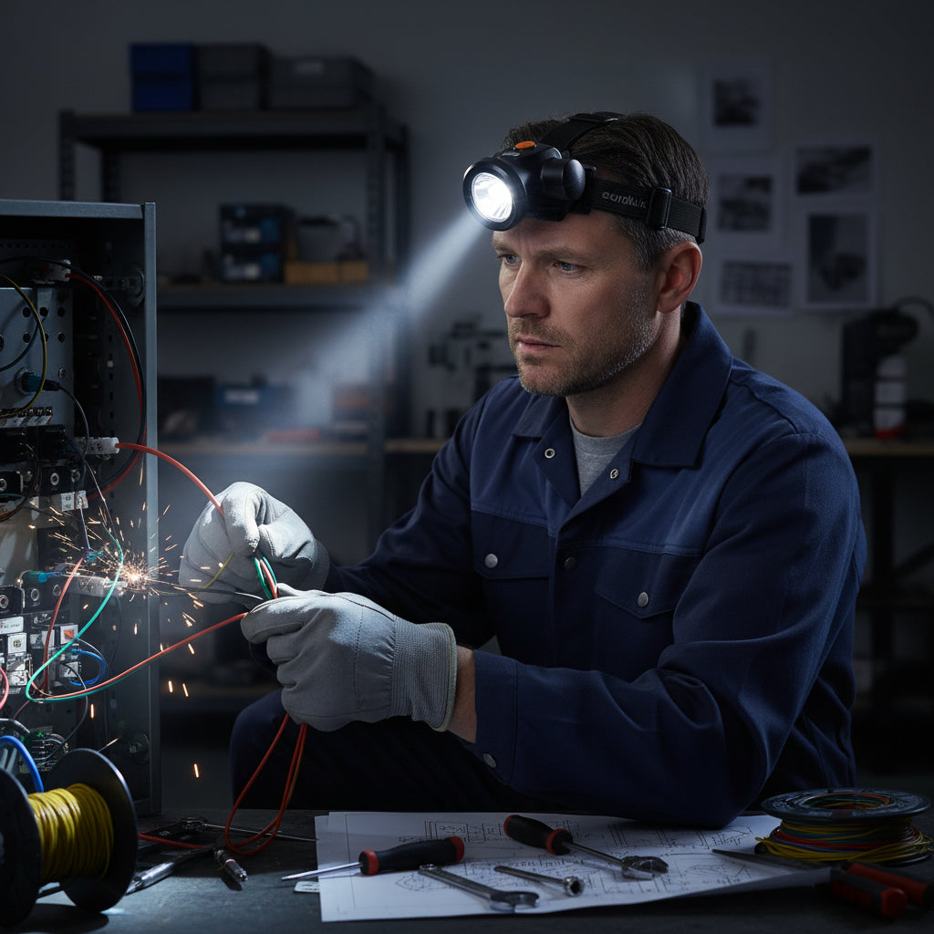 Rechargeable Headlamp with Charger LED 3w.