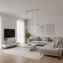 Manizales 3 LT Pendant Brushed Brass-P1347