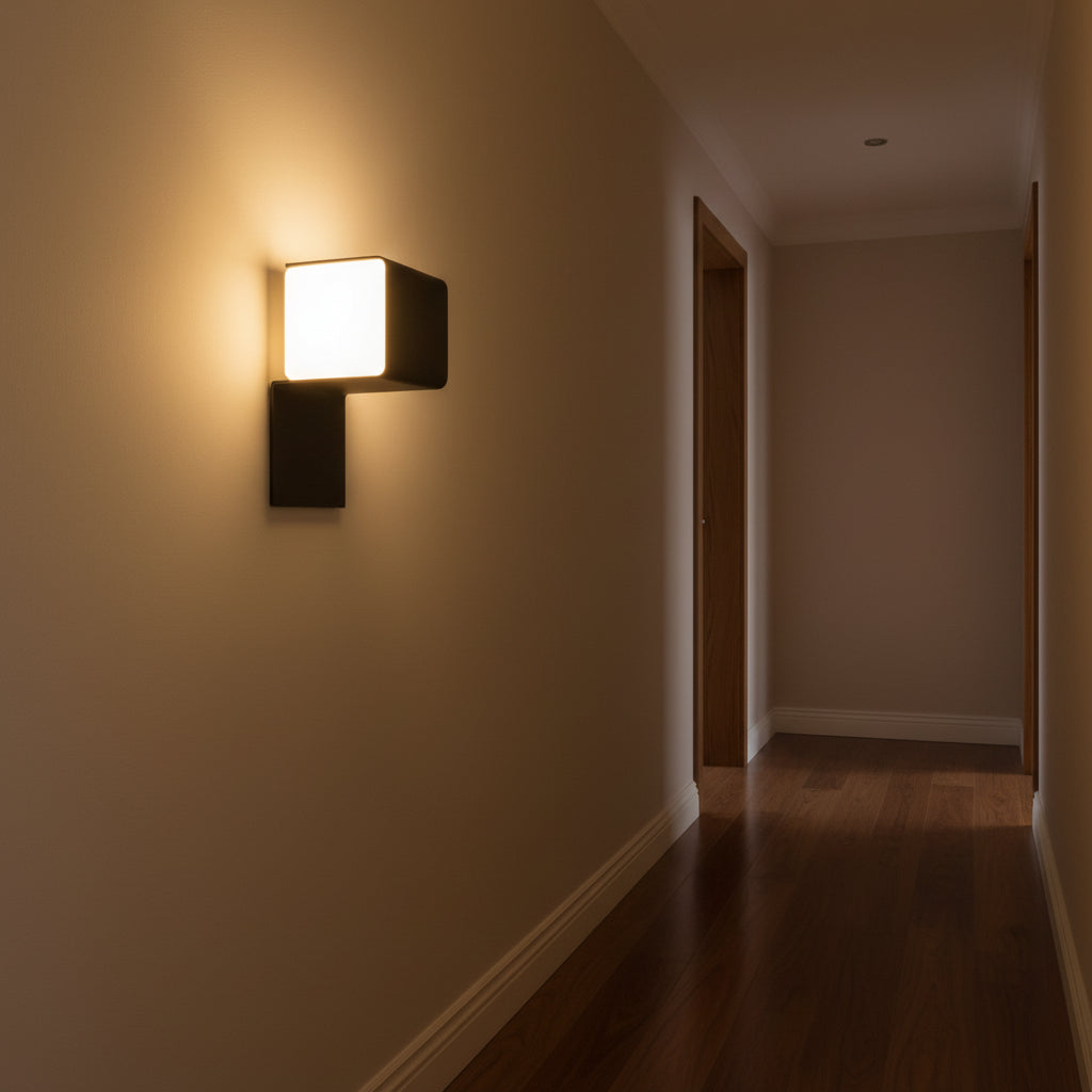 Eurolux Quest Outdoor Wall Light Black LED 12w-O664