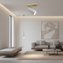 Eurolux Sol S/Light 1 Light White/Wood GU10 1x5w-S534W