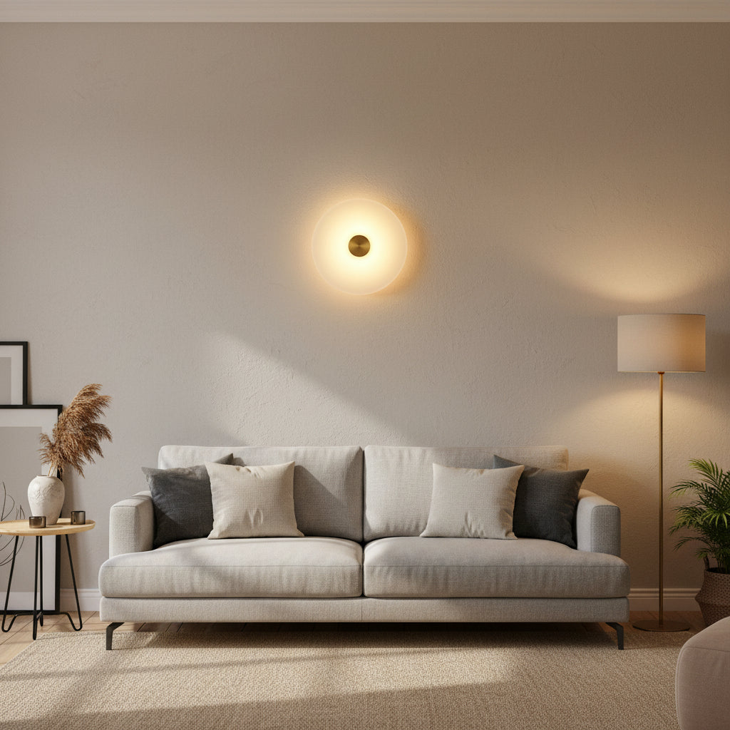Eurolux Vara Wall Light Gold & Marble LED 6w W673