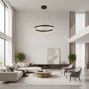 Eurolux Glint Pendant Black LED 30w 3000K-P1366