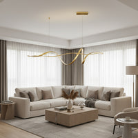 Eurolux Drift Pendant Gold LED 32w 3000K-P1364