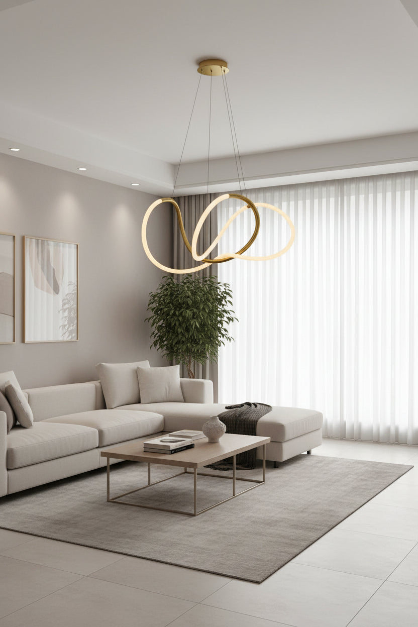 Eurolux Aeris Pendant Gold LED 30w 4000K-P1375