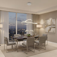 Eurolux P1373 Brillia Pendant Chrome LED 40w 4000K-P1373