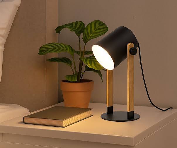 Hornwood Table Lamp Black/Brown-T601
