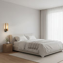 Eurolux Littleton 1 LT Wall Light Black/Brown-W582
