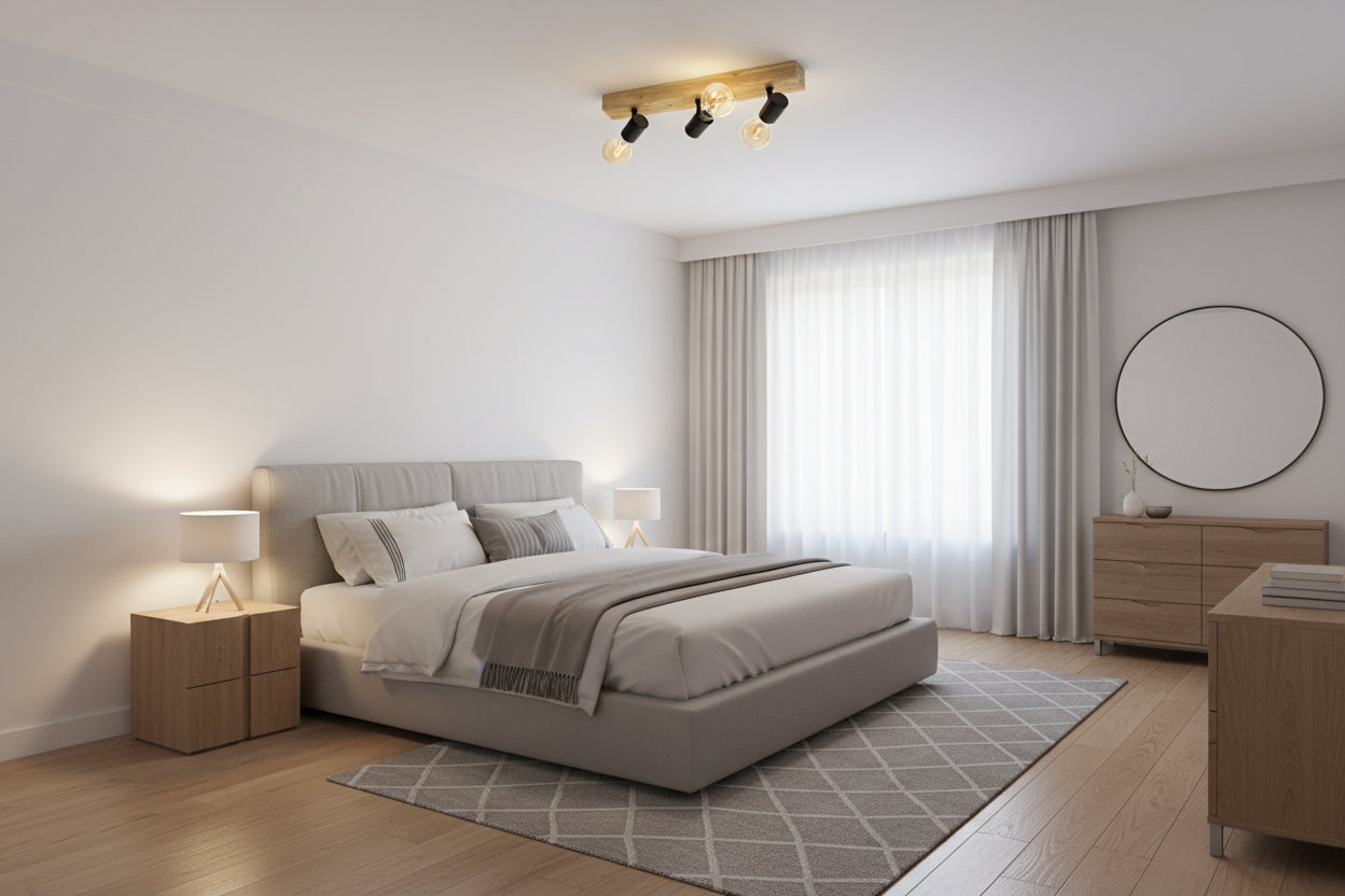 Eurolux Townshend 3 LT Spotlight Oak/Black-S452