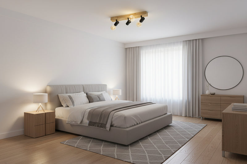 Eurolux Townshend 3 LT Spotlight Oak/Black-S452