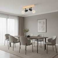 Eurolux Townshend3 2 LT Spotlight Black/Brown-S451