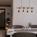 Eurolux Townshend 4 LT Pendant Vintage Black/Wood-P1210