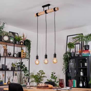 Eurolux Townshend 4 LT Pendant Vintage Black/Wood-P1210