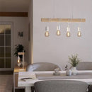 Eurolux Townshend 4 LT Pendant Vintage White/Wood-P1210W