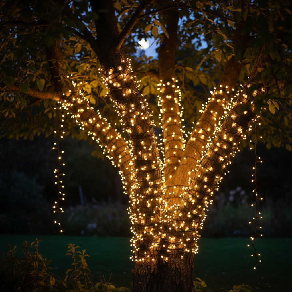 100M string Fairy Light - 220V. - Outdoor 100m string fairy light 220v south africa garden setup