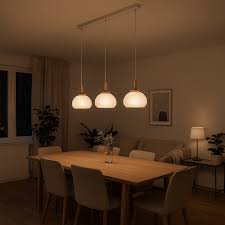 Eurolux Summerhill 3 LT Pendant White/Wood-P1355