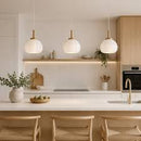 Eurolux Summerhill 3 LT Pendant White/Wood-P1355