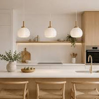 Eurolux Summerhill 3 LT Pendant White/Wood-P1355