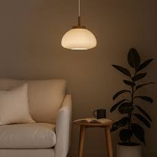 Eurolux Summerhill 1 LT Pendant White/Wood-P1354