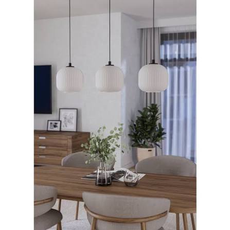 Eurolux Mantunalle 1LT Pendant Black/White-P1349